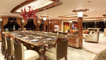 Motor Yacht Lady Linda dining salon
